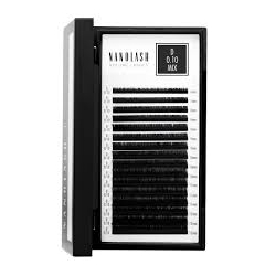 Nanolash - 0.10 skręt D mix 6-13mm Sztuczne rzęsy do przedłużania 16 pasków